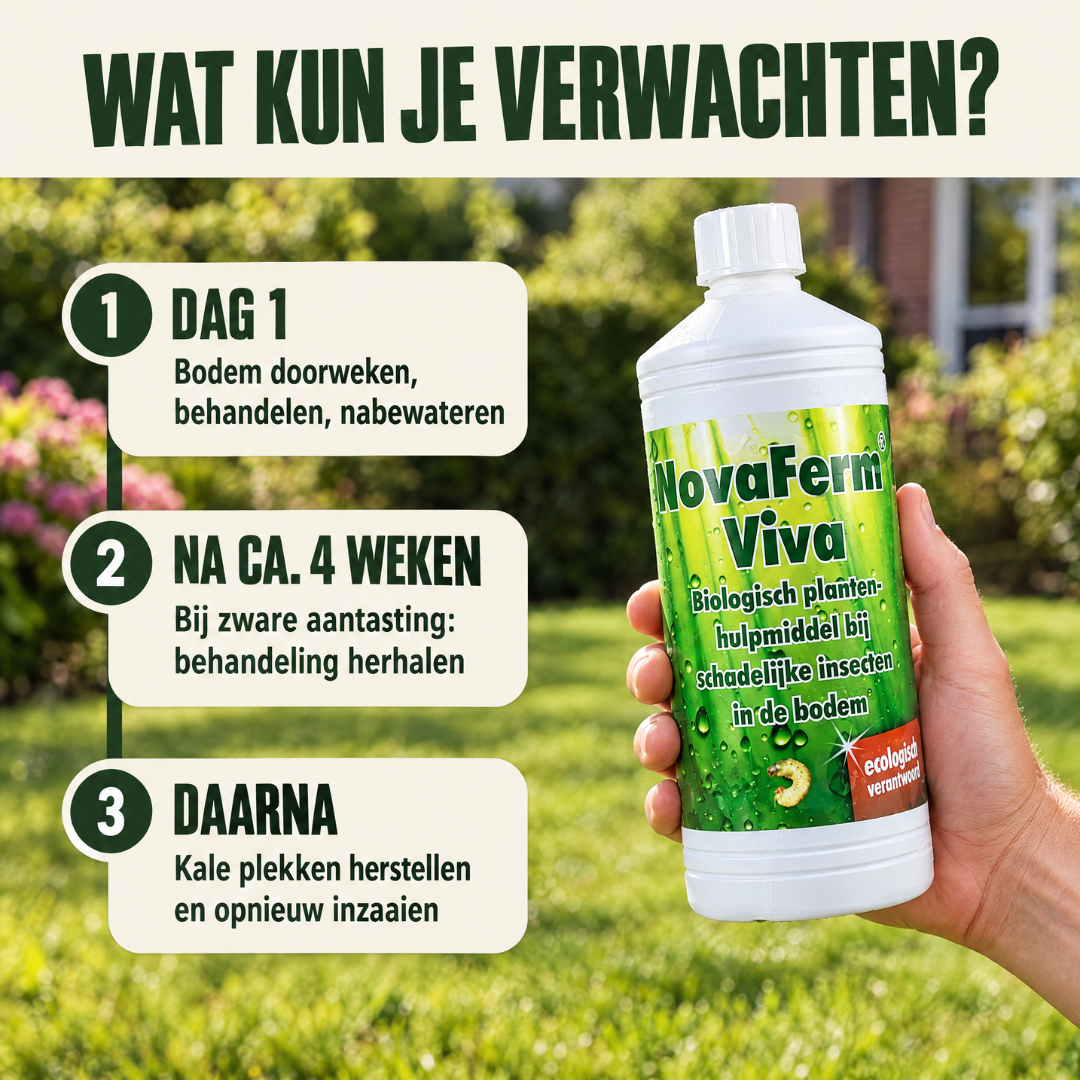 NovaFerm Viva | Biologische oplossing tegen engerlingen en emelten