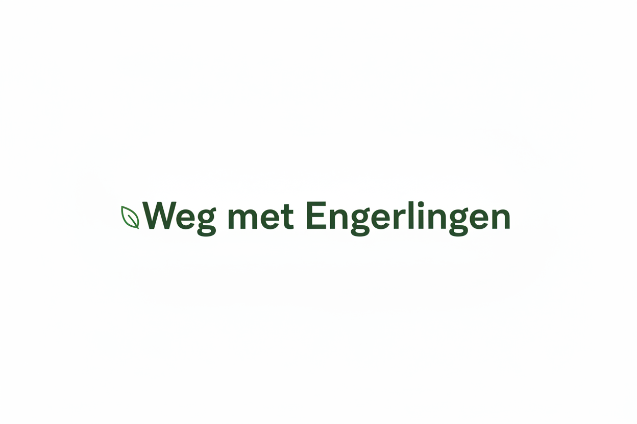 Weg met Engerlingen logo variant 2